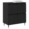 Szafka do przechowywania 3 pcs Czarny Dąb 60 x 35 x 70 cm