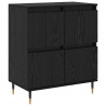 Szafka do przechowywania 3 pcs Czarny Dąb 60 x 35 x 70 cm