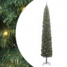 Sztuczna choinka z podstawą Zielony 270 cm PVC, stal i plastik