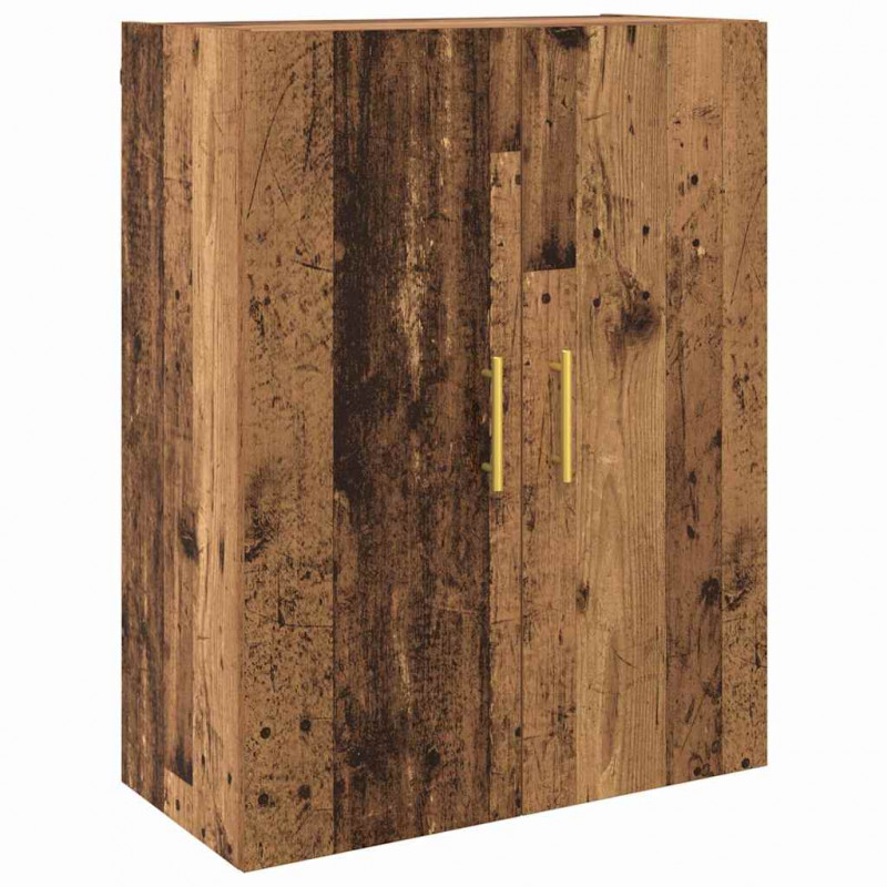Szafka ścienna 2 pcs Stare drewno 69,5 x 34 x 90 cm