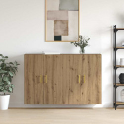 Szafka ścienna 2 pcs Dąb rzemieślniczy 69,5 x 34 x 90 cm