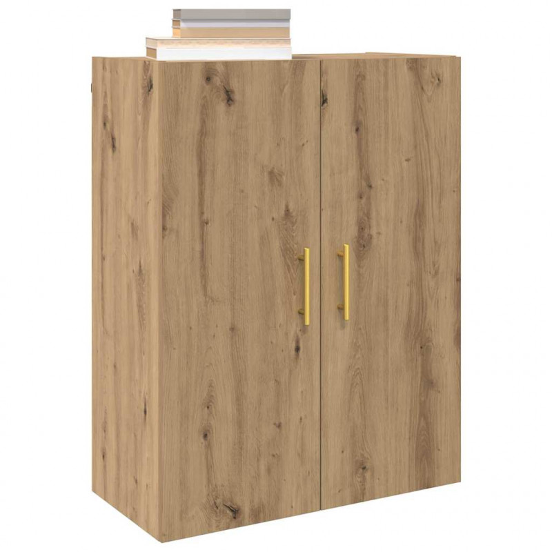 Szafka ścienna 2 pcs Dąb rzemieślniczy 69,5 x 34 x 90 cm