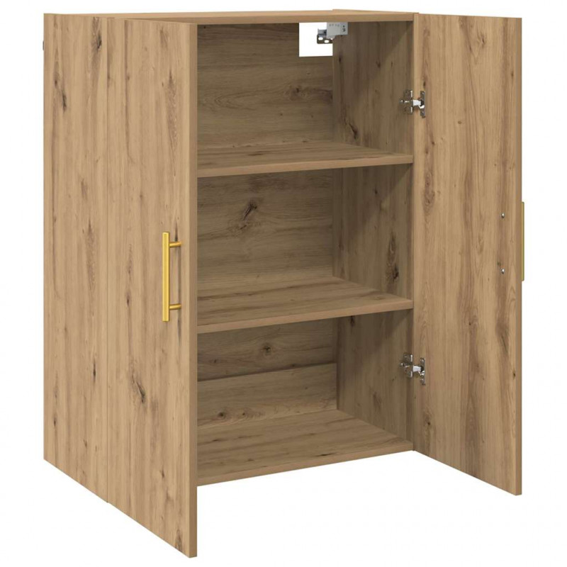 Szafka ścienna 2 pcs Dąb rzemieślniczy 69,5 x 34 x 90 cm