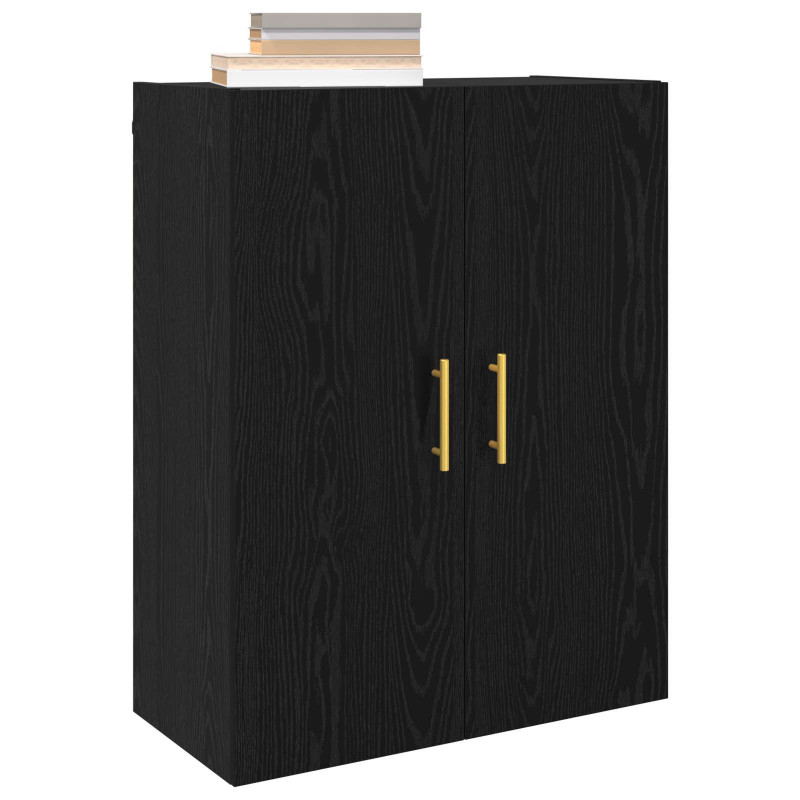 Szafka ścienna 2 pcs Czarny Dąb 69,5 x 34 x 90 cm