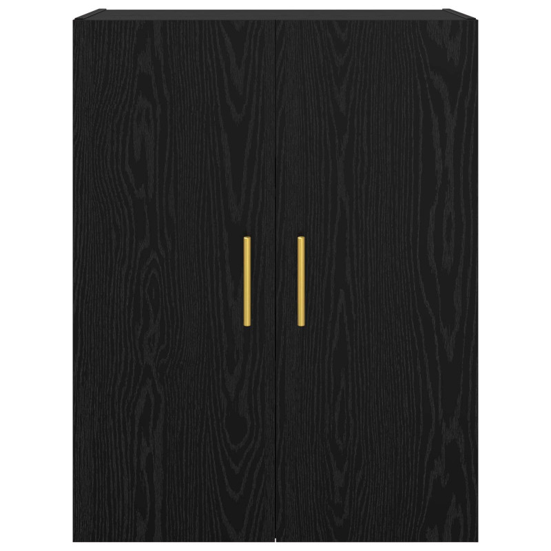 Szafka ścienna 2 pcs Czarny Dąb 69,5 x 34 x 90 cm