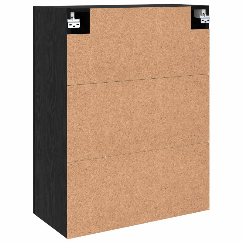 Szafka ścienna 2 pcs Czarny Dąb 69,5 x 34 x 90 cm