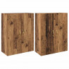 Szafka ścienna 2 pcs Stare drewno 69,5 x 34 x 90 cm