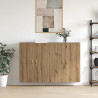Szafka ścienna 2 pcs Dąb rzemieślniczy 69,5 x 34 x 90 cm