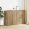 Szafka ścienna 2 pcs Dąb rzemieślniczy 69,5 x 34 x 90 cm