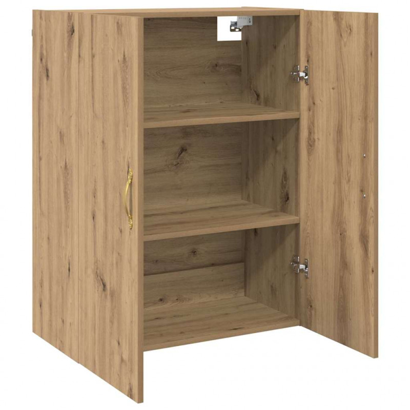 Szafka ścienna 2 pcs Dąb rzemieślniczy 69,5 x 34 x 90 cm