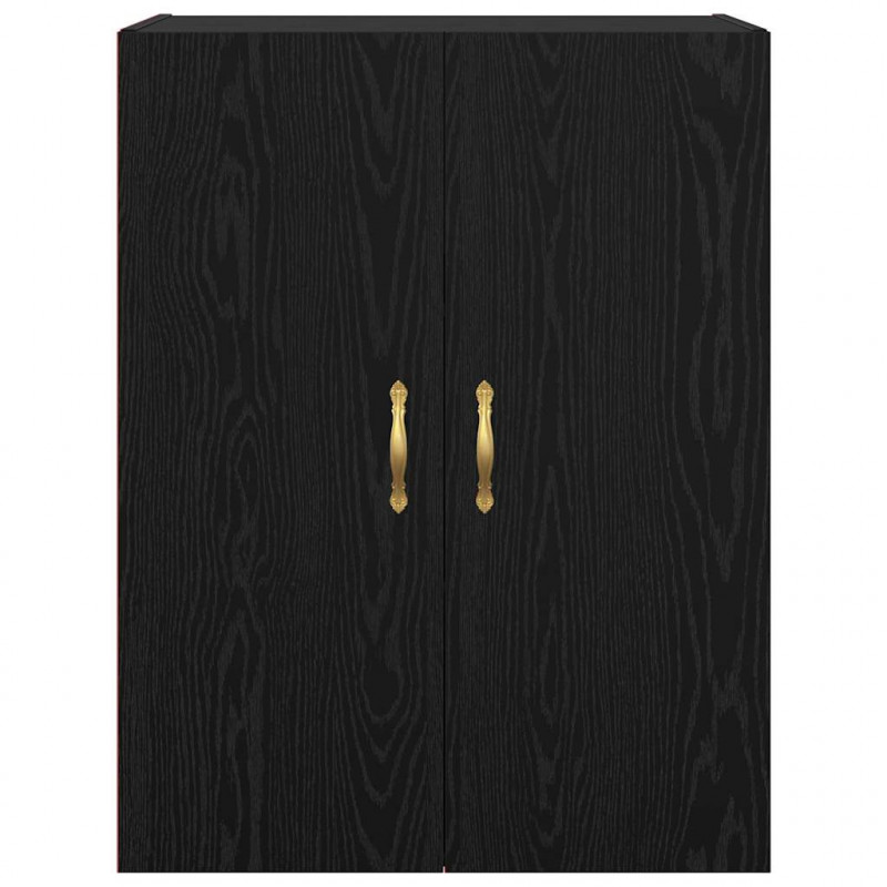 Szafka ścienna 2 pcs Czarny Dąb 69,5 x 34 x 90 cm