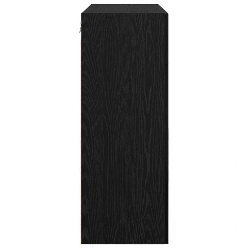 Szafka ścienna 2 pcs Czarny Dąb 69,5 x 34 x 90 cm