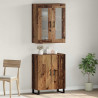 Highboard 2 pcs Stare drewno Materiał drewnopochodny