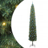 Sztuczna choinka z podstawą Zielony 300 cm PVC, stal i plastik