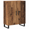 Highboard 2 pcs Stare drewno Materiał drewnopochodny