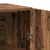Highboard 2 pcs Stare drewno Materiał drewnopochodny