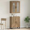 Highboard 2 pcs dąb artisan Materiał drewnopochodny