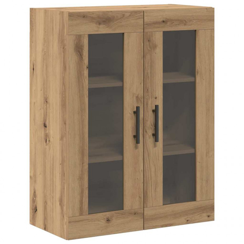 Highboard 2 pcs dąb artisan Materiał drewnopochodny