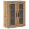 Highboard 2 pcs dąb artisan Materiał drewnopochodny