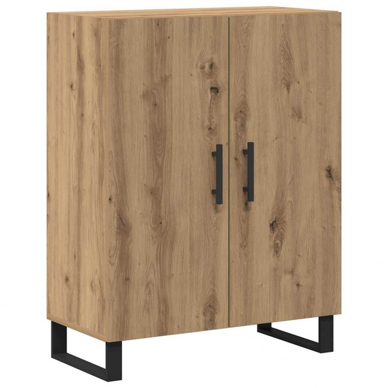 Highboard 2 pcs dąb artisan Materiał drewnopochodny