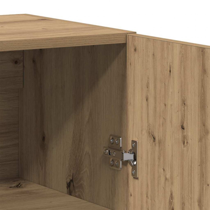 Highboard 2 pcs dąb artisan Materiał drewnopochodny