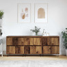 Komody 3 pcs Stare drewno 180 x 35 x 70 cm