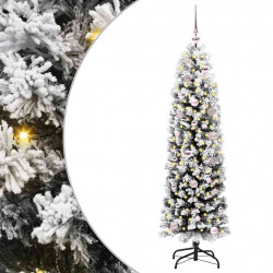 Sztuczna choinka z podstawą Zielony 150 cm PVC, stal i plastik