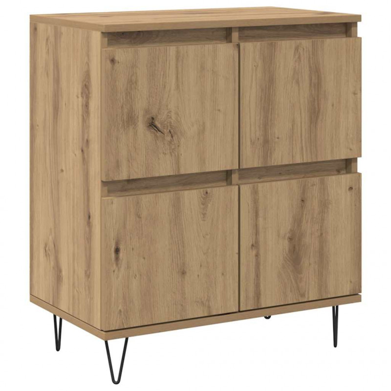 Komody 3 pcs dąb artisan 180 x 35 x 70 cm