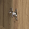 Komody 3 pcs dąb artisan 180 x 35 x 70 cm