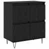 Komody 3 pcs Czarny dąb 180 x 35 x 70 cm