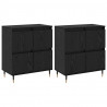 Szafka do przechowywania 2 pcs Czarny Dąb 60 x 35 x 70 cm