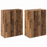 Szafka ścienna 2 pcs Stare drewno 69,5 x 34 x 90 cm