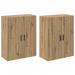 Szafka ścienna 2 pcs Dąb rzemieślniczy 69,5 x 34 x 90 cm