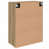 Szafka ścienna 2 pcs Dąb rzemieślniczy 69,5 x 34 x 90 cm
