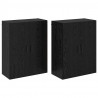 Szafka ścienna 2 pcs Czarny Dąb 69,5 x 34 x 90 cm