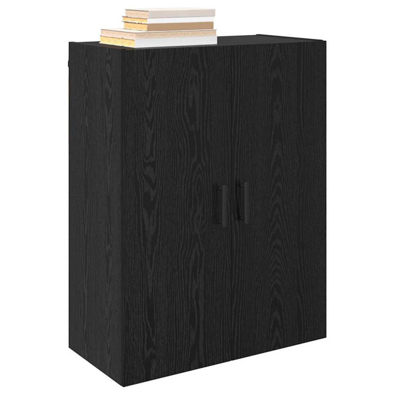 Szafka ścienna 2 pcs Czarny Dąb 69,5 x 34 x 90 cm