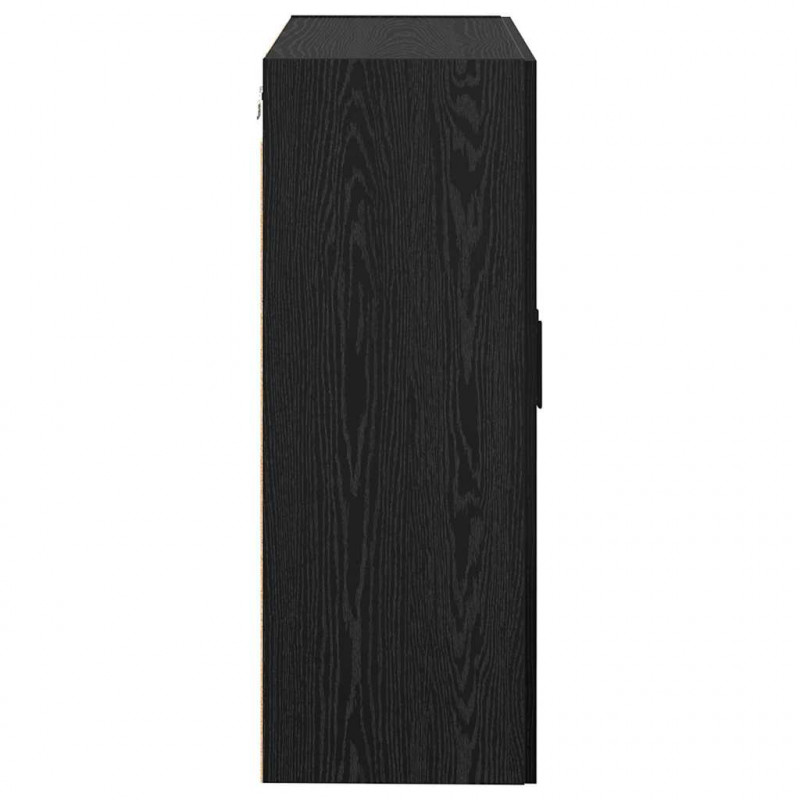 Szafka ścienna 2 pcs Czarny Dąb 69,5 x 34 x 90 cm
