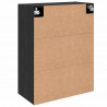 Szafka ścienna 2 pcs Czarny Dąb 69,5 x 34 x 90 cm