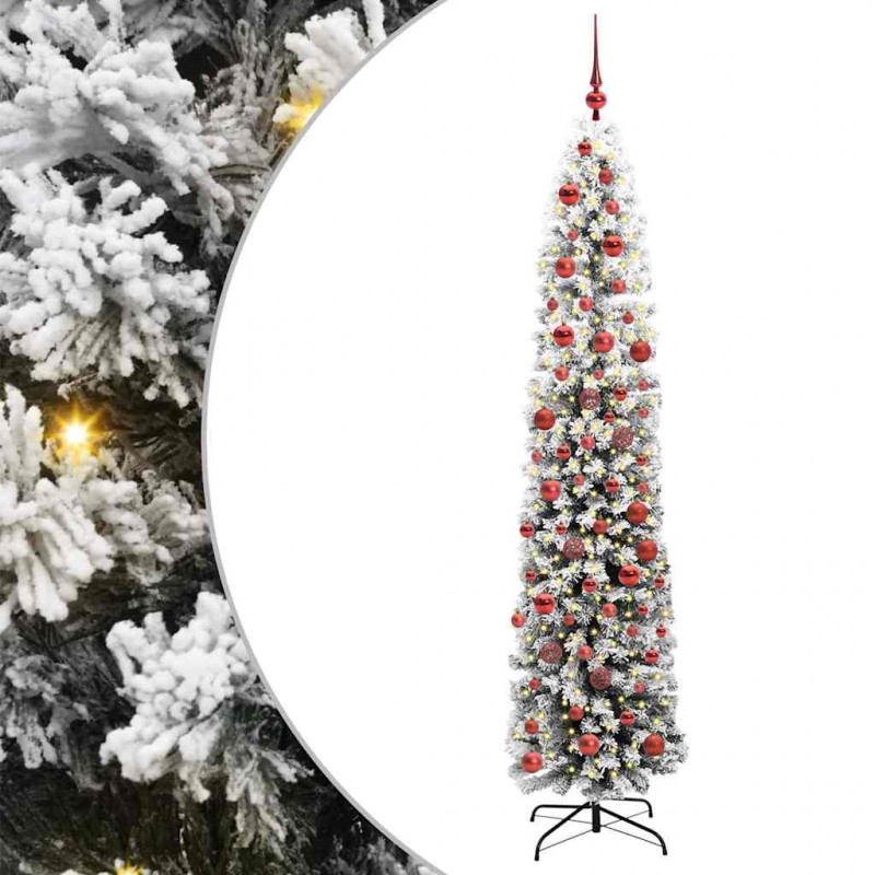 Sztuczna choinka z podstawą Zielony 180 cm PVC, stal i plastik