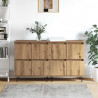 Komody 2 pcs dąb artisan 120 x 35 x 70 cm