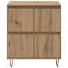 Komody 2 pcs dąb artisan 120 x 35 x 70 cm