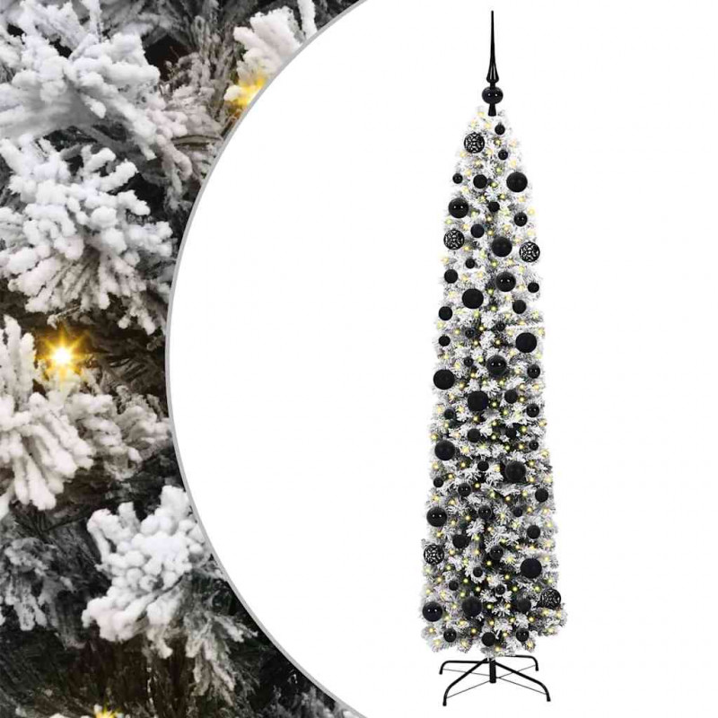 Sztuczna choinka z podstawą Zielony 180 cm PVC, stal i plastik