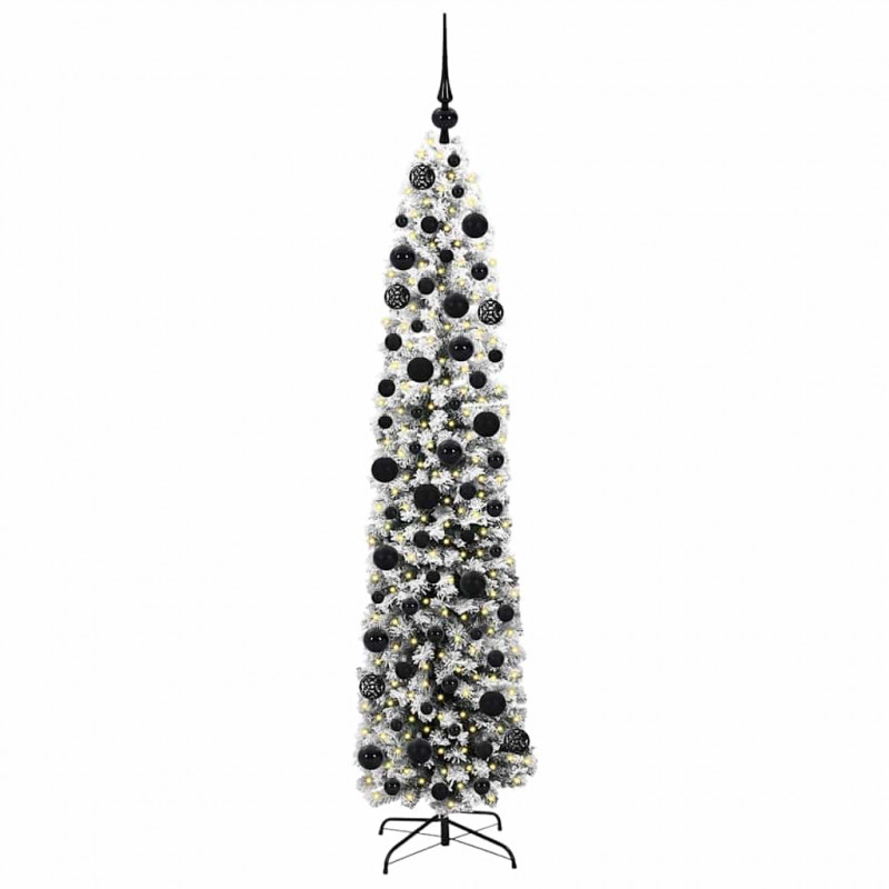 Sztuczna choinka z podstawą Zielony 180 cm PVC, stal i plastik