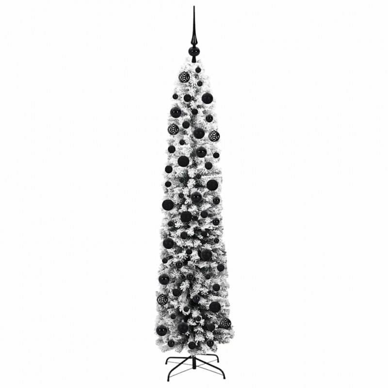 Sztuczna choinka z podstawą Zielony 180 cm PVC, stal i plastik