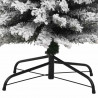 Sztuczna choinka z podstawą Zielony 180 cm PVC, stal i plastik