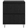 Komody 2 pcs Czarny dąb 120 x 35 x 70 cm
