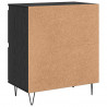 Komody 2 pcs Czarny dąb 120 x 35 x 70 cm