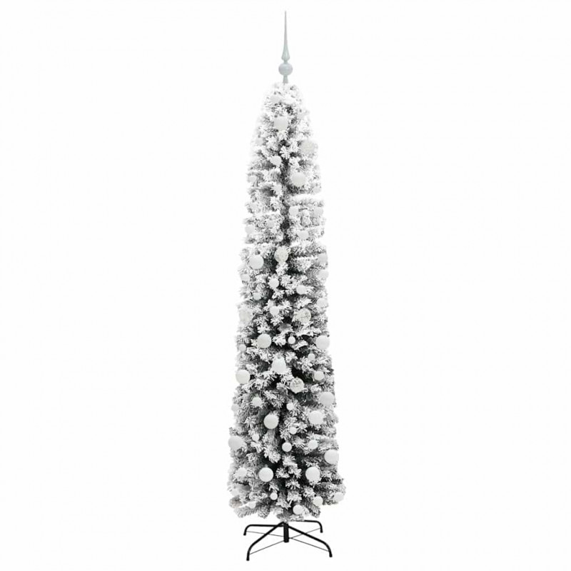 Sztuczna choinka z podstawą Zielony 180 cm PVC, stal i plastik