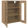 Szafki montowane na ścianie 2 pcs dąb artisan 69,5 x 34 x 90 cm