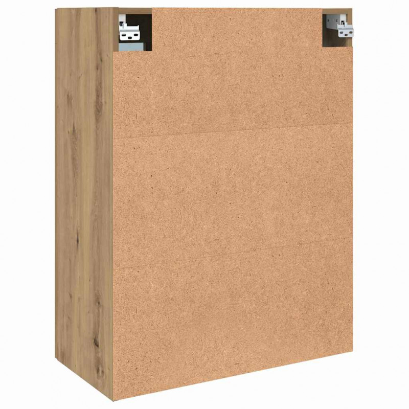 Szafki montowane na ścianie 2 pcs dąb artisan 69,5 x 34 x 90 cm